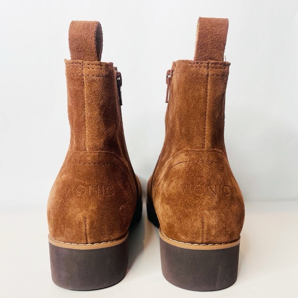 Vionic Brighton Suede Zip Ankle Bootie Size 7.5 - Picture 8 of 11